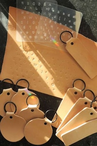 DIY Leather Keychain Kits