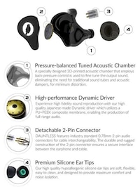 High-Performance Tuned Monitor Earbuds Image 2