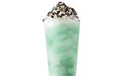 Mint Chocolate Fast-Food Shakes