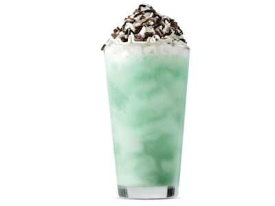 Mint Chocolate Fast-Food Shakes