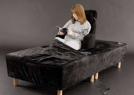 Bed-Gripping Heated Blankets
