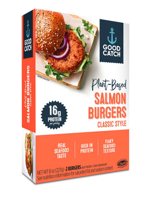 Plant-Based Salmon Burgers