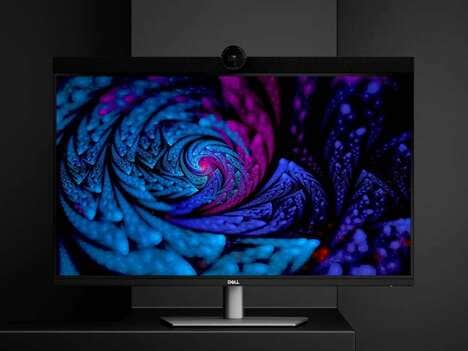 4K Webcam-Equipped Monitors