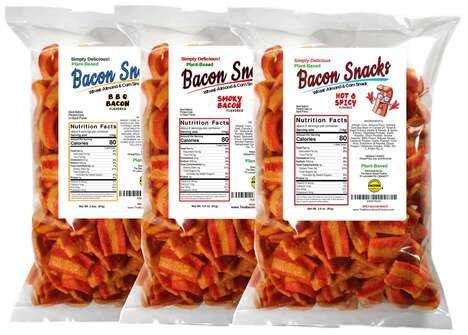 Pre-Cooked Vegan Bacon Snacks