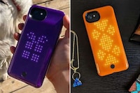 Power-Providing LED Smartphone Cases