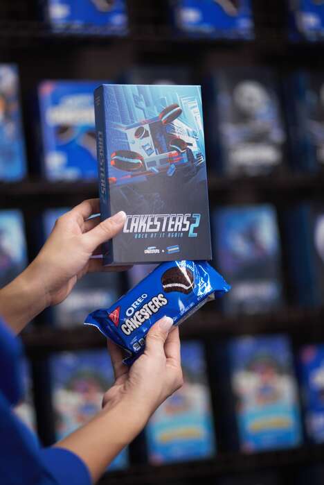 VHS-Inspired Cookie Packaging