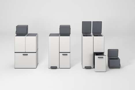 Modular Organization Garbage Bins