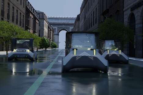 Weather-Inspired Autonomous Car Pods