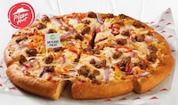 Vegetarian Sausage Pizzas