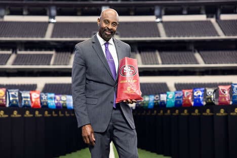 Football-Themed Potato Chips