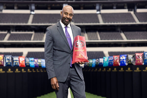 Football-Themed Potato Chips