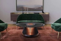 Communal Fireplace Coffee Tables Image 1
