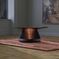 Communal Fireplace Coffee Tables Image 5