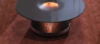Communal Fireplace Coffee Tables Image 8