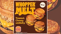 Toasted Cheese Burger Sandwiches Image 1