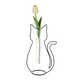 Minimalistic Feline-Inspired Vases Image 2