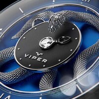 Gilded White Serpent Timepieces Image 2