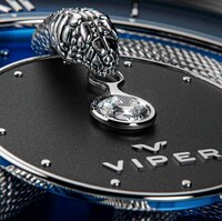 Gilded White Serpent Timepieces Image 3