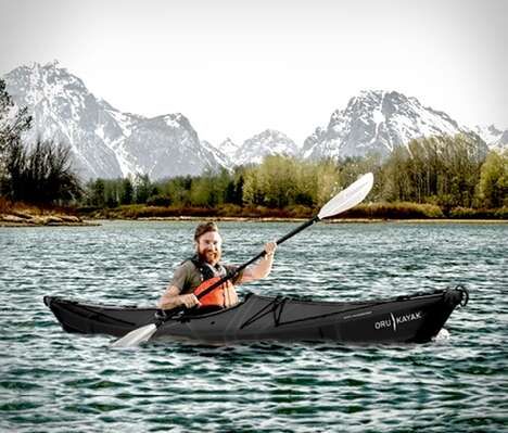 Stealthy Lightweight Origami Kayaks
