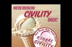 Kindness-Encouraging Ice Cream Promotions
