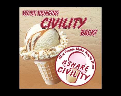 Kindness-Encouraging Ice Cream Promotions
