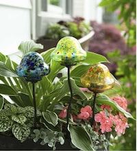 Luminescent Mushroom Plant Decor Image 1