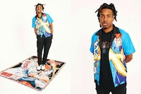 Rapper-Backed Anime Apparel Image 7