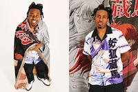 Rapper-Backed Anime Apparel Image 8