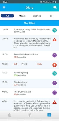 Consolidated Diabetes Management Apps Image 2