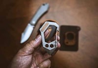 Metallic Multitool Carabiner Clips Image 1