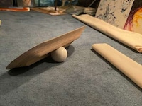 Imbalanced Wooden Workout Boards Image 3