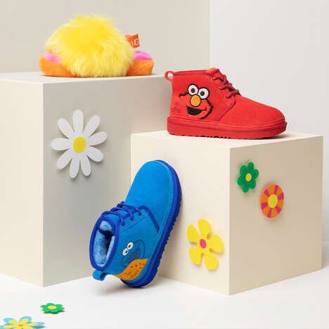 Juvenile Puppet-Themed Shoes