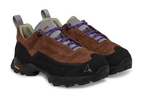 Hybridized Suede Hiking Boots