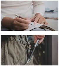 Woven Bamboo Writing Utensils Image 3