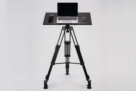 Tripod-Paired Standing Desks