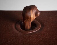 Repurposed Sawdust Tables Image 2