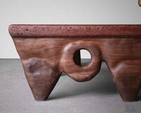Repurposed Sawdust Tables Image 8