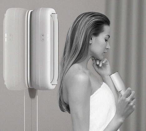 Mounted Handsfree Hair Dryers