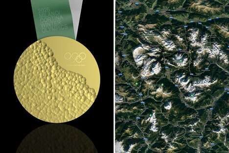 Mountainous Milan Olympics Medals