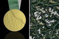 Mountainous Milan Olympics Medals Image 1
