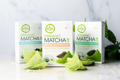 Matcha-Infused Teabags
