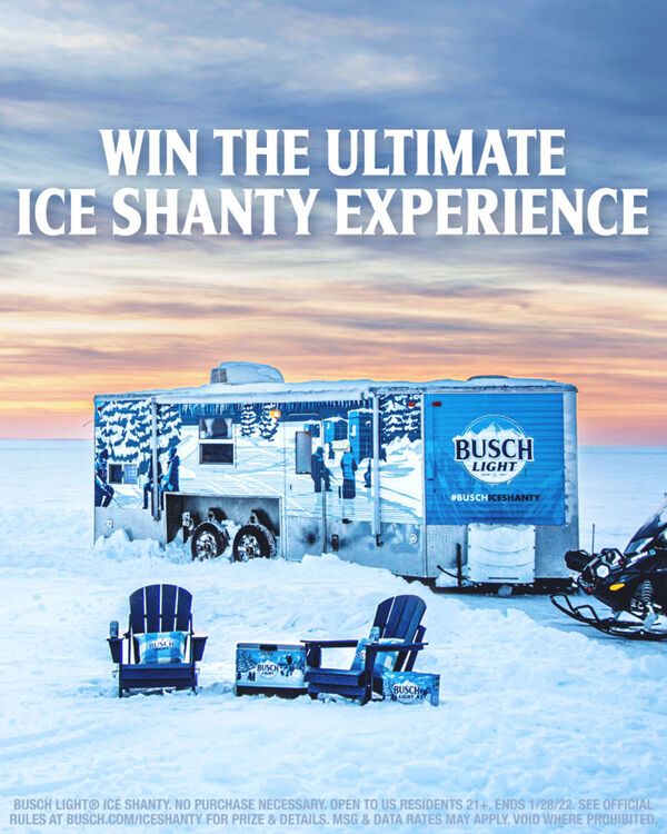 Ice Shanty Beer Campaigns : Busch Light Ice Shanty