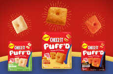 Puffed Cheese Crackers