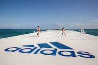 Floating Recycled Tennis Courts Image 2