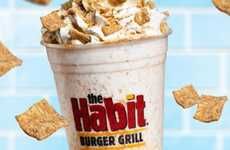 Cereal-Flavored Ice Cream Shakes