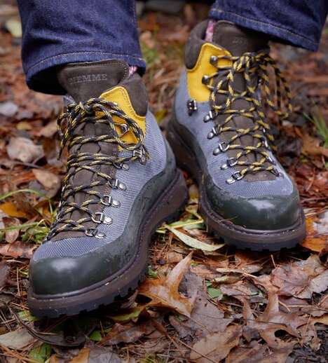 Tri-Tonal Italian Hiking Boots