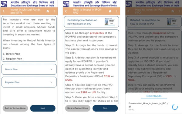 Indian Investor Awareness Apps