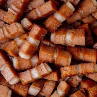 Meatless Bacon Cubes