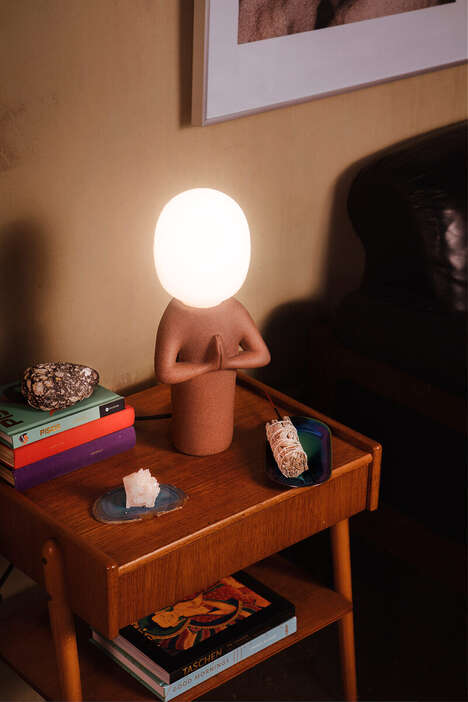 Enlightenment-Inspired Ceramic Lamp