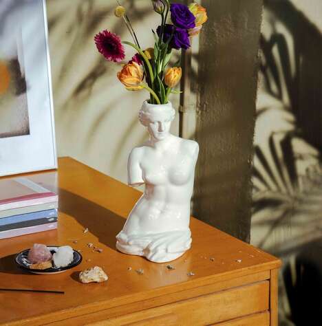 Goddess Statue-Inspired Decor